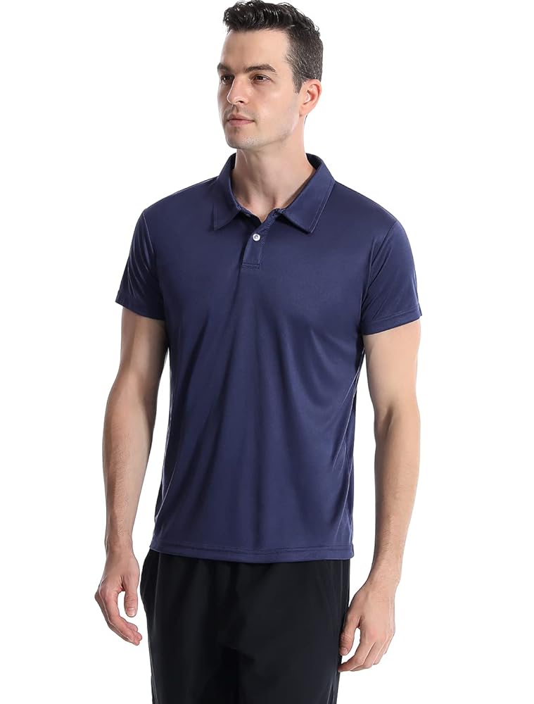 メンズウェア FR2GOLF MOONSHOT Logo Dry Polo Shirt Amazon.com: Golf Shirts for Men Dry Fit Short Sleeve Print